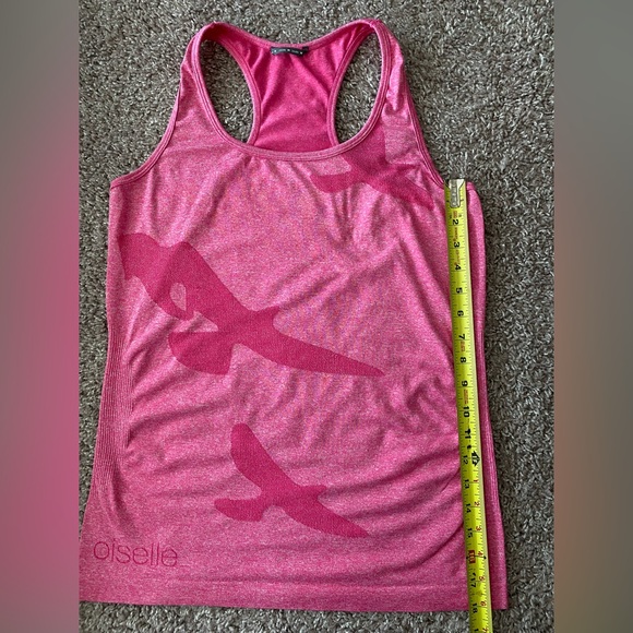 Oiselle Vibrant Pink Flyte Tank Top - Picture 6 of 6
